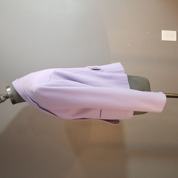 Louben made in Canada wool cashmere mix size 10.  Lavender.  Staple for capsule - Picture 2 of 13